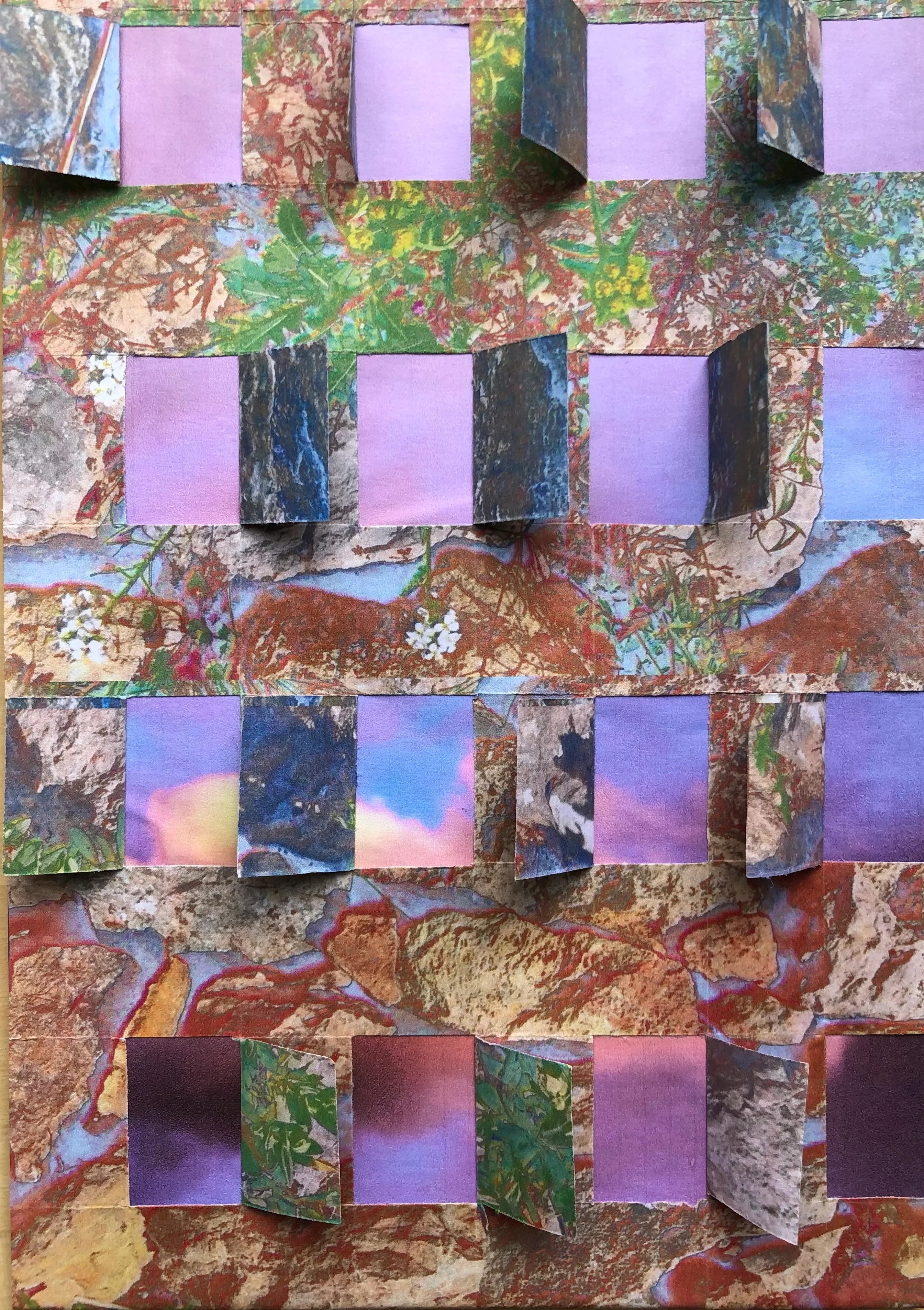 Fotografien in Schichten und Reliefs als Ausdrucksform